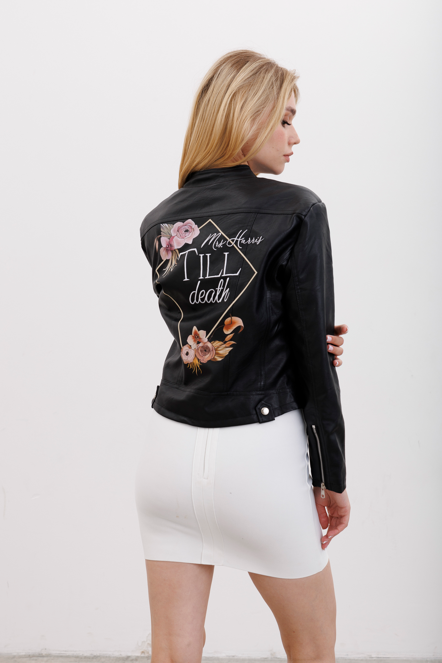 Till Death Leather Jacket for Bride