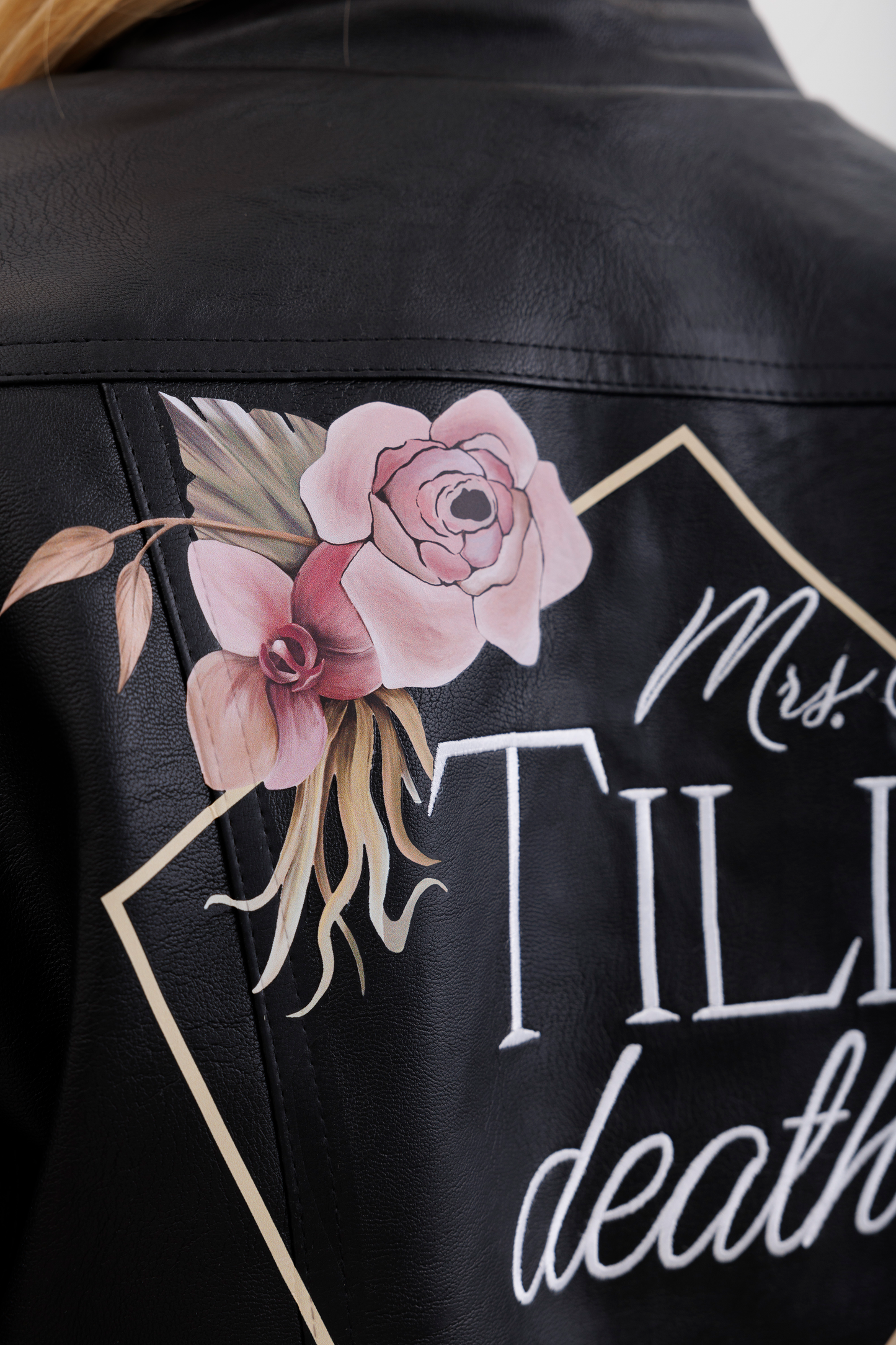 Till Death Leather Jacket for Bride