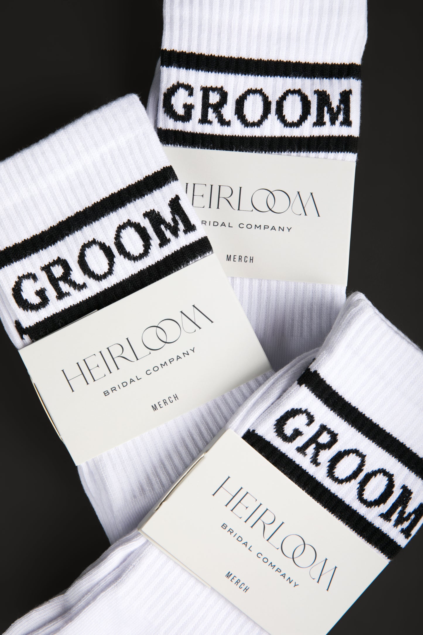 Pack of 5 Pairs GROOM Tube Socks