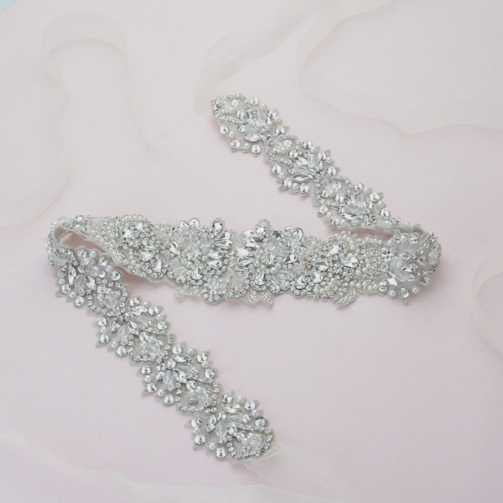 Ania Crystal Belt B061S – heirloombridalcompany