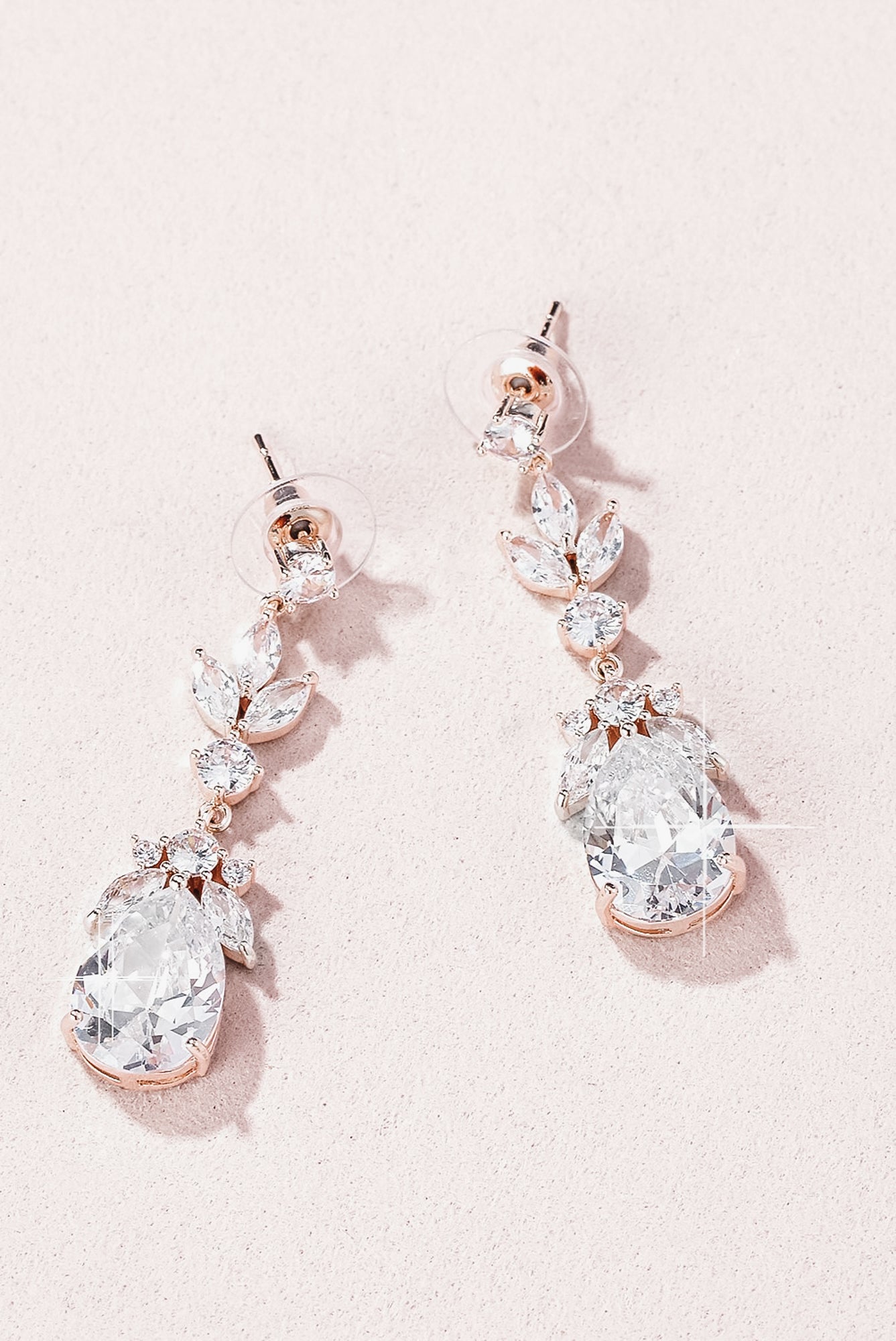 Adele CZ Drop Earrings E014